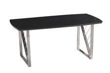 Stilvoller Esstisch schwarz