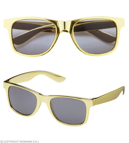 Brille goldmetallic coole - -,