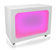 Bartheke Studiotheke Friseursalon ST-04 mit LED Beleuchtung  *** TOP ***