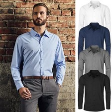 Herren Hemd Langarm Popeline