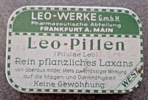 Alte pillendose leo - pillendose, leo-pillen