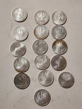 Deutschland, 10 EUR Münzen, 2008-2010, Konvolut , 16 Stk, Silber .