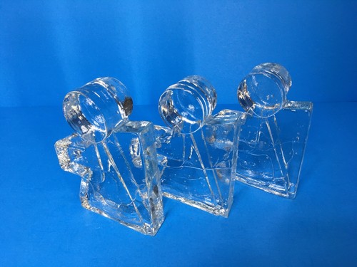 Vtg christmas block glass - 3,