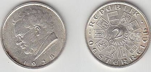 Schilling silber münze - schilling,