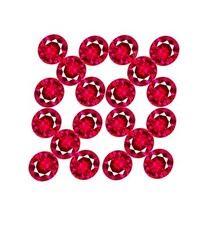 20 Stck. 8-10 Kt Echter Rubin