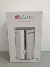 Brabantia Touch Bin New 40 Liter metallic grey Abfalleimer (11 49 22)