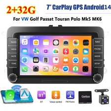 Apple Carplay Für VW GOLF 5 6 Plus Touran Caddy T5 Android 14 Autoradio Navi GPS