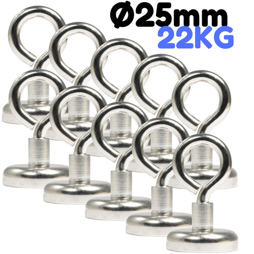Neodym magnetösen 25 mm - neodym,