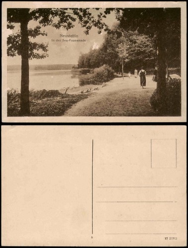 Postcard neustettin szczecinek - postcard,