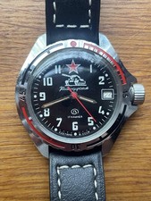 Vostok Komandierski Russische T-34 Militäruhr 80-er Jahre.