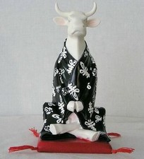 COW PARADE "MEDITATING COW" COWPARADE KUH YOGA MEDITIEREN