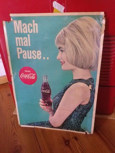 Coca cola cardboard 60er - 60er, jahre