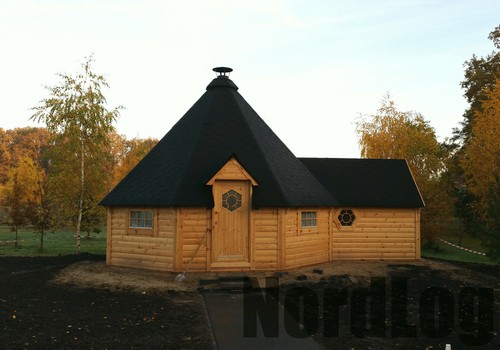 Nordlog grillkota mit - m²,
