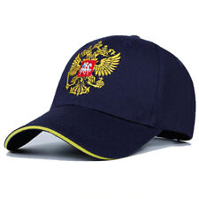 Basecap Baseball cap Russia Russland mit russischem Wappen Baumwolle Dunkelblau