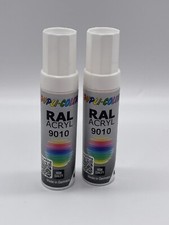 2 x Dupli-Color RAL Acryl 9010 weiß 12ml