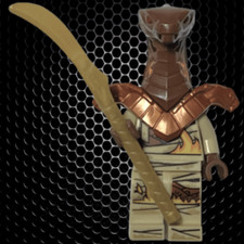 Lego® Minifigur njo543, Ninjago Secrets of the Forbidden Spinjitzu, Pyro Whipper