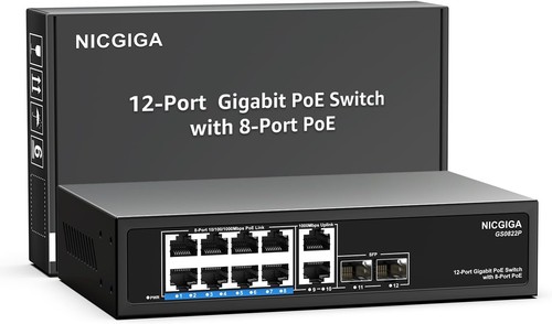 Port poe switch - 12-port, poe-switch