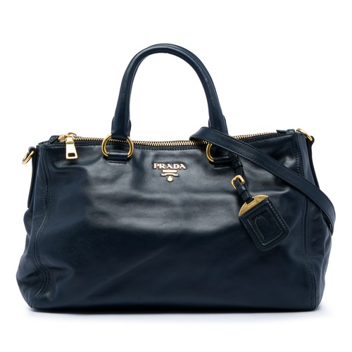 Prada soft calf double - calf, zip