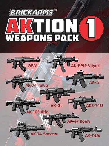 Brickarms aktion pack - brickarms,