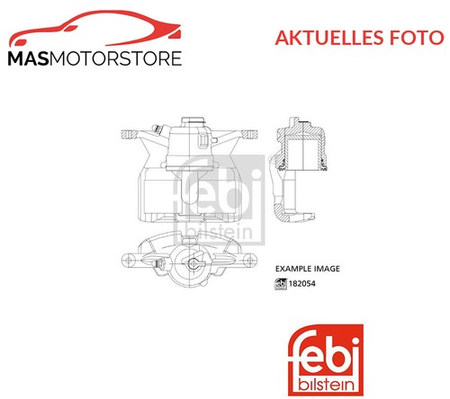 Bremse bremssattel hinten - bremssattel,