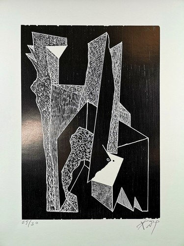Holzschnitt 1989 signiert - 1989.,