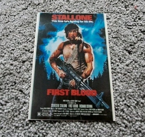 Postkarte 1982 rambo - rambo, first