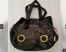 San-X Kutusita Nyanko Kawaii Tasche PVC Schwarz Süß Katze Cat
