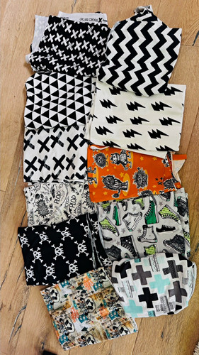 Stoffpaket jersey totenkopf - stoffpaket,