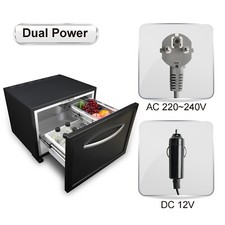 45L Schubladenkühlschrank Camping Wohnmobil Kühlschrank 12v Mini-Kühlschrank RV