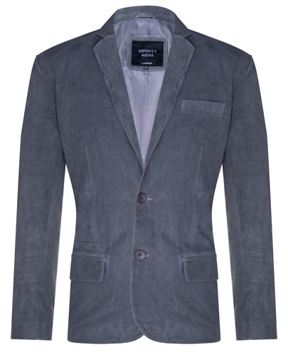 Herren graues wildleder jacke - herren,