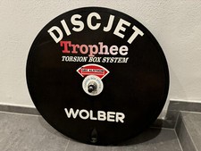 vintage WOLBER Discjet Trophee carbon disc wheel Scheibenrad time trial clm 700c