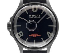 U-Boat Darkmoon BK schwarz PVD Ref.9544 Full Set Neu