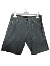 G-Star UnisexHerren Damen Shorts Kurzehose Fire Elwood Slim, Dunkelgrau, W28