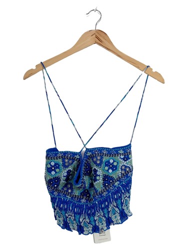 Zara top blau - zara,