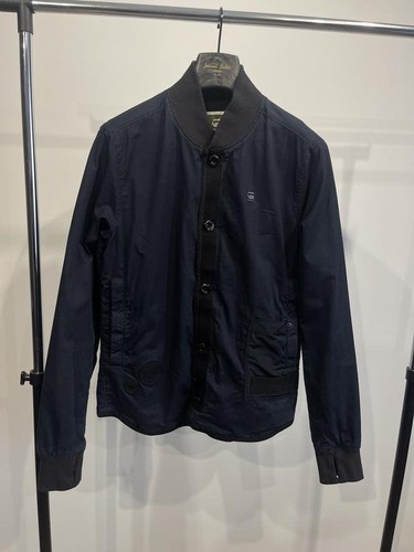 Men star raw jacket navy - raw, m