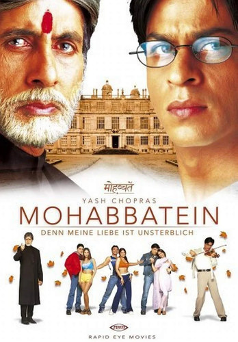 Mohabbatein dvd liebesdrama - mohabbatein,