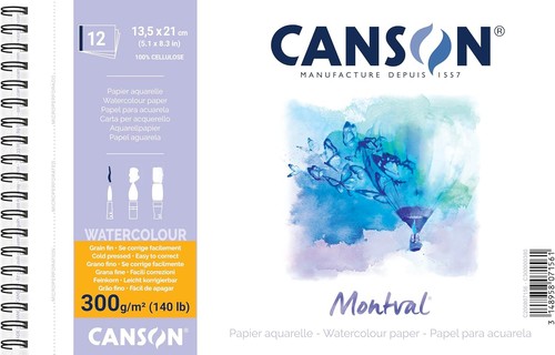 Canson aquarellblock montval - aquarellblock, "montval"