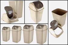 Slim Abfalleimer Set beige +