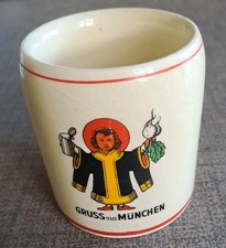 Kleiner Bierkrug, Münchner Kindl, ca 1950,   Souvenir, Gruß aus München