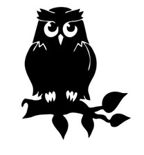 Eule Einzeln Modell I aus 3mm