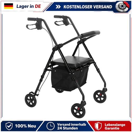 Rollator leicht schwarz - rollator,