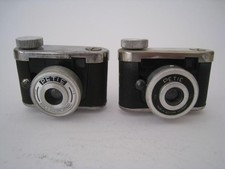 Petie, Walter Kunik, Miniaturkamera, alte Fotoapparate, Kamera, 2 Stück