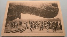 Ansichtskarte Fesselballon Front Feldpost 1918 mit Kompanie Stempel