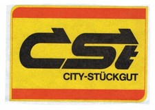 Aufkleber DB:  CSt -