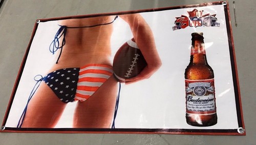 Budweiser bier plakat fußball - bier,