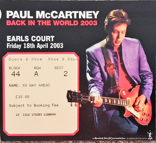 Paul mccartney back the - paul,