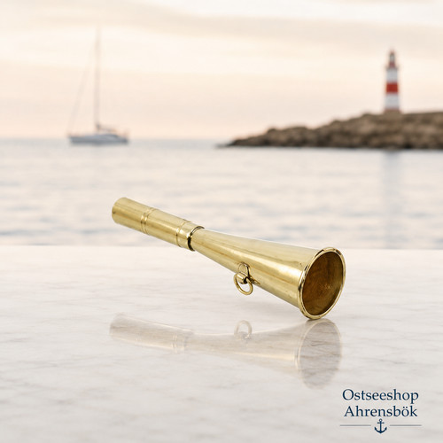 Signalhorn messing poliert - messing,