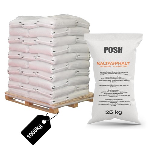 Posh kaltasphalt 40x25kg - kaltasphalt,