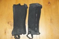 Reitgamschen Kinder Größe XS, schwarz