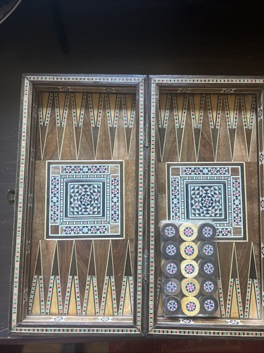 Backgammon spiel holz - backgammon,